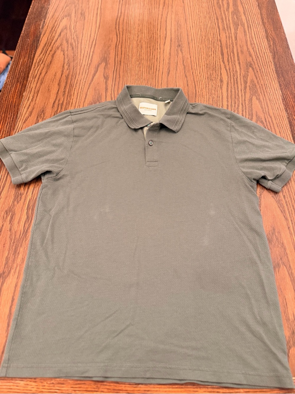 Scotch & Soda Olive Green Polo Shirt